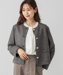 GLOBAL WORK　ツイードノーカラージャケット GLOBAL WORK（グローバルワーク） ジャケット ノーカラージャケット