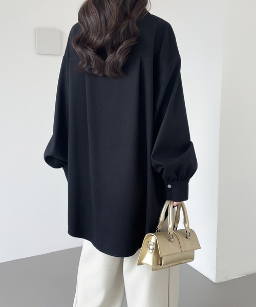 ABITOKYO（アビトーキョー） ブラウス シャツ オーバーサイズスナップ