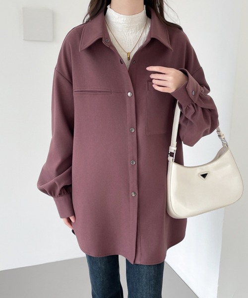 ABITOKYO（アビトーキョー） ブラウス シャツ オーバーサイズスナップ