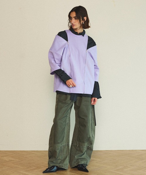 ブラウス シャツ Button Down Shirt/ボタンダウンシャツ「MAISON SPECIAL/メゾンスペシャル」セットアップ対応 レディ MAISON SPECIAL ブラウス シャツ Button Down Shirt/ボタン