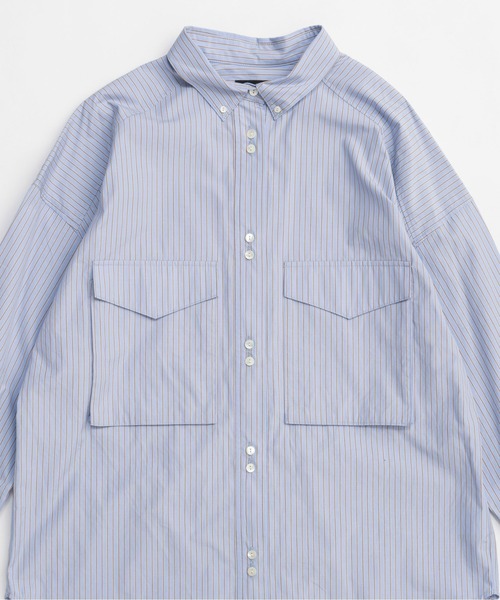ブラウス シャツ Button Down Shirt/ボタンダウンシャツ「MAISON SPECIAL/メゾンスペシャル」セットアップ対応 レディ MAISON SPECIAL ブラウス シャツ Button Down Shirt/ボタン