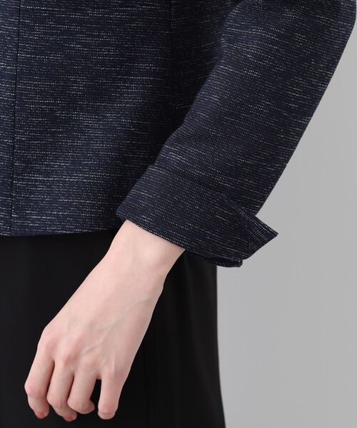 INDIVI (インディヴィ) ストレッチツィード ジャケット INDIVI｜春SALE!【洗える】ストレッチツィードジャケット