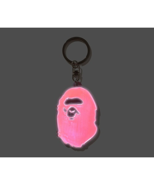 新品☆A BATHING APEレザーAPEHEADキーホルダー A BATHING APE® Ape Head PU Leather Keychain | Bape official