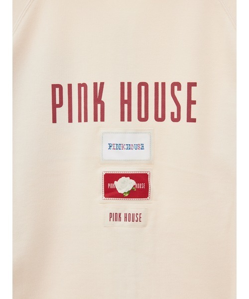 PINK HOUSE（ピンクハウス） パーカー Pロゴサガラワッペン使い