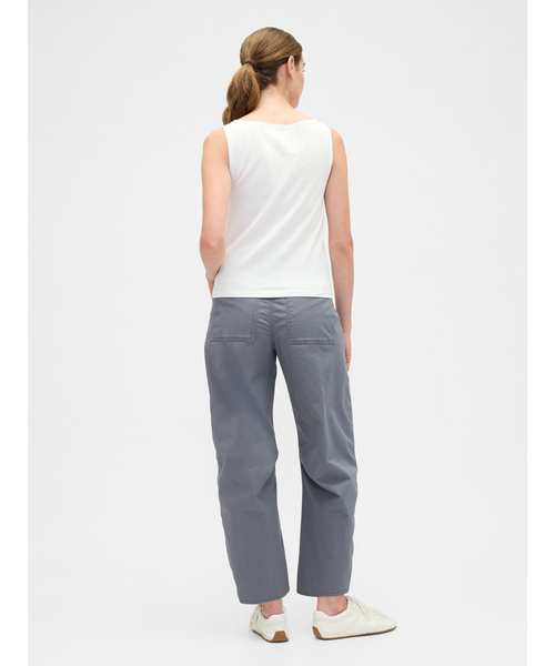 パンツ ハイライズ バレルカーキパンツ レディース | GAP | 17