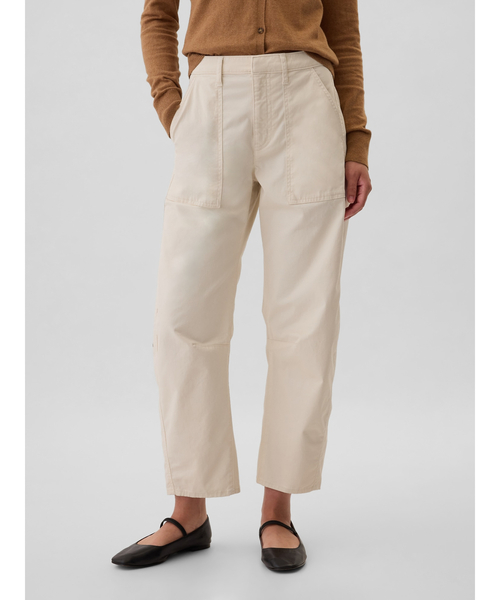 パンツ ハイライズ バレルカーキパンツ レディース | GAP | 06