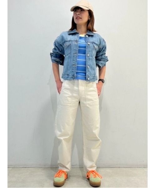 パンツ ハイライズ バレルカーキパンツ レディース | GAP | 14