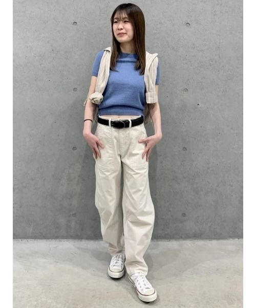 パンツ ハイライズ バレルカーキパンツ レディース | GAP | 12