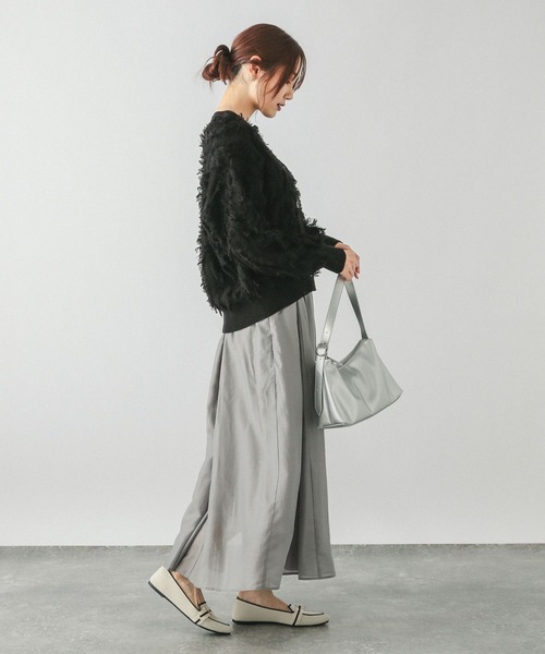 GLOBAL WORK（グローバルワーク） カーディガン ジャガードフリンジ