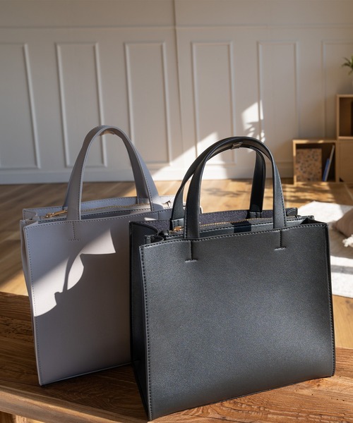 MKD.ZAKKA トートバッグ スクエアトートバッグ レディース : ZOZOTOWN