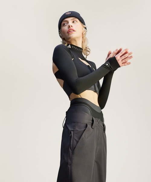 adidas by Stella McCartney モックネックスリーブ / アディダス adidas レディース adidas by Stella McCartney モックネックスリーブ / アディダス