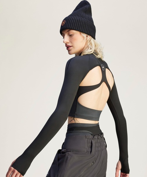adidas by Stella McCartney モックネックスリーブ / アディダス adidas レディース adidas by Stella McCartney モックネックスリーブ / アディダス