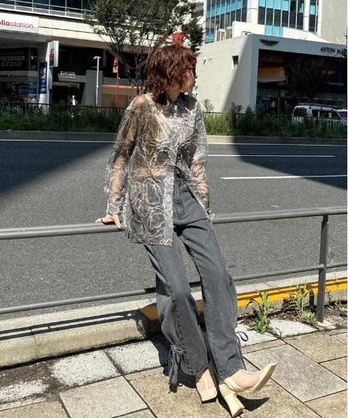 Ameri（アメリ） ジーンズ デニム デニムパンツ SIDE SWITCH 2WAY