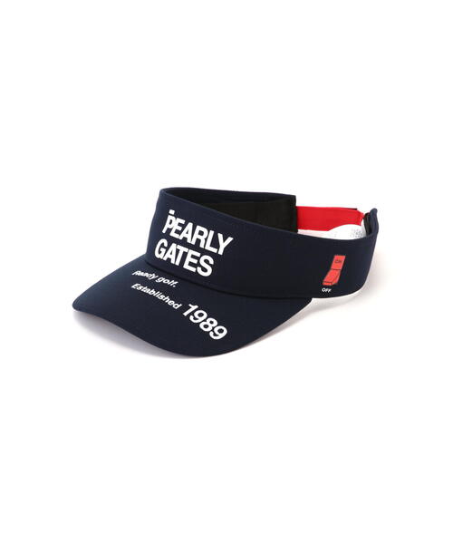 ［正規品新品未使用］PEARLY GATES 冬サンバイザー PEARLY GATES サンバイザー 「PEARLY GATES」SWITCH ON