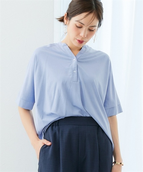 アーツアンドサイエンス トップス　チュニック　カットソー　半袖 7days Life Styling tシャツ 半袖 ブラウス見え シルケットポンチ