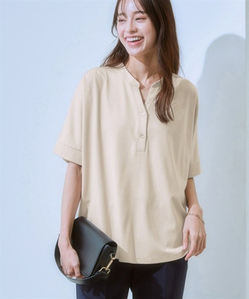 7days Life Styling tシャツ 半袖 ブラウス見え シルケットポンチ