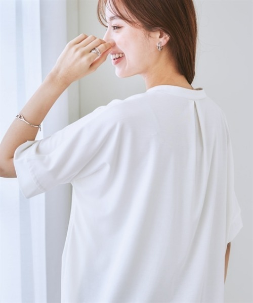 7days Life Styling tシャツ 半袖 ブラウス見え シルケットポンチ