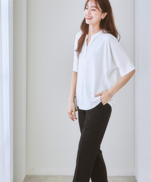 7days Life Styling tシャツ 半袖 ブラウス見え シルケットポンチ