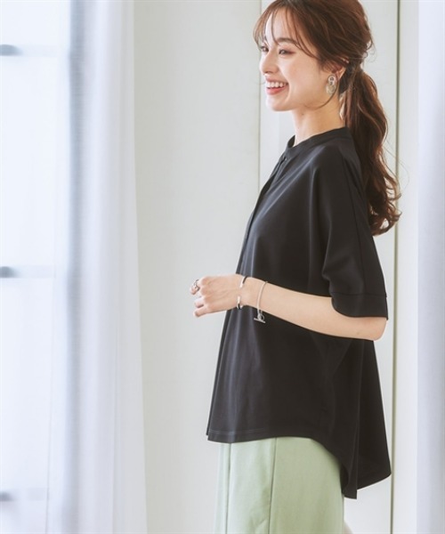 7days Life Styling tシャツ 半袖 ブラウス見え シルケットポンチ 