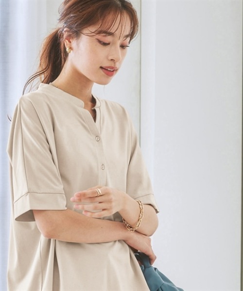 7days Life Styling tシャツ 半袖 ブラウス見え シルケットポンチ
