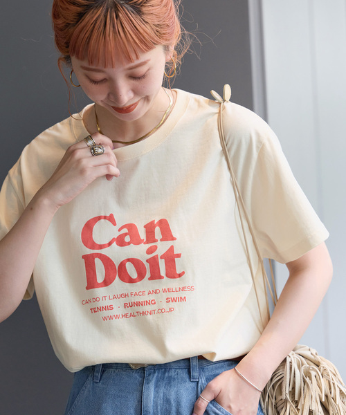 Healthknit tシャツ Healthknit/ヘルスニット 別注 プリントロゴ