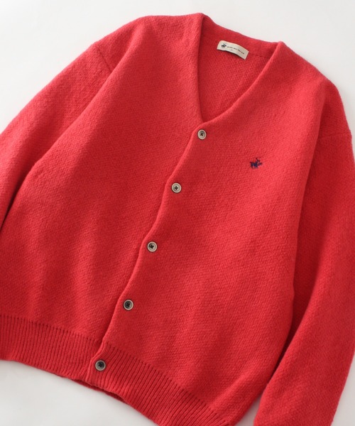 「BEVERLY HILLS POLO CLUB」 ニットカーディガン L イエロー系その他 レディース_画像3