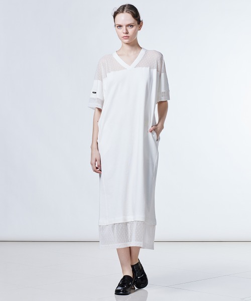 DOUBLE STANDARD CLOTHING ダブスタ　チュールチュニック DOUBLE STANDARD CLOTHING - DOUBLE STANDARD CLOTHING ダブスタ