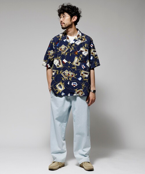 FREAK'S STOREフリークスストア総柄オープンカラーシャツパジャマアロハ FREAK'S STORE（フリークスストア） シャツ FREAK'S STORE/フリークス