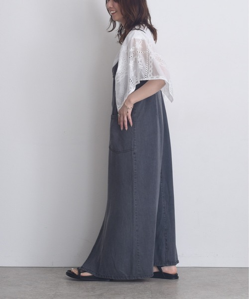 Eimee Law ジャンパースカート フロントジップ テンセルデニム