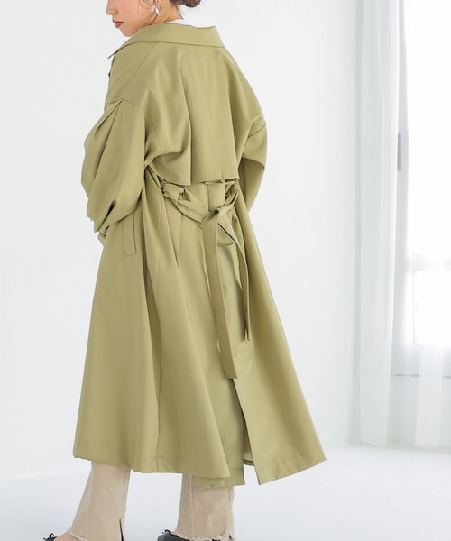 Ray Cassin（レイカズン） トレンチコート FREE グリーン レディース