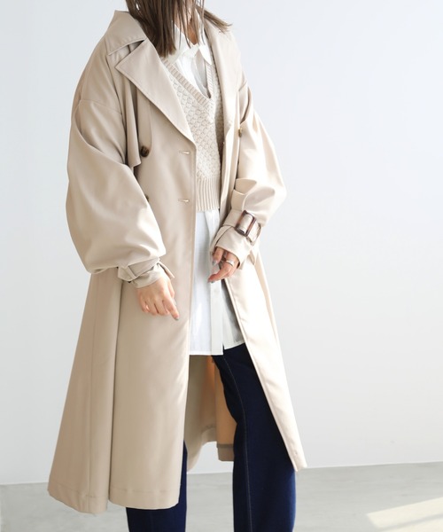 Ray Cassin（レイカズン） トレンチコート FREE グリーン レディース