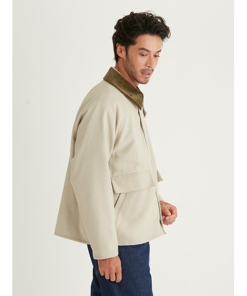 Barbour ベージュジャケット Barbour（バブアー） ジップアップブルゾン 40 ベージュ メンズ