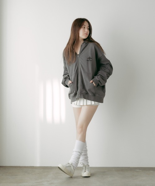 SUPPLIER パーカー SUPPLIER/サプライヤー Fleur Switching ZIp