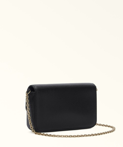 FURLA 黒 レザーパーティーバッグ フルラ FURLA バッグ （ブラック） -ファッション通販 FASHION