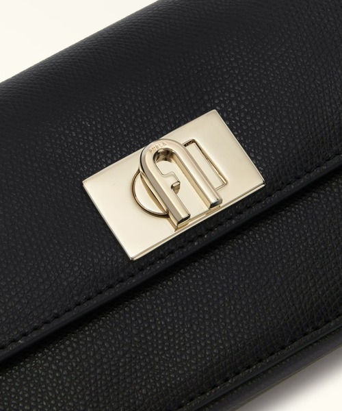 【未使用品】FURLA 黒 グリッター仕上げ パーティーバッグ FURLA クラッチバッグ パーティーバッグ フルラ 1927 ミニクロス