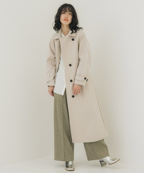 PUBLIC TOKYO（パブリックトウキョウ） ピーコート 2 ブラウン