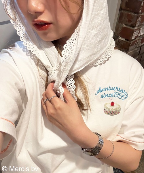 DOUBLE NAME（ダブルネーム） tシャツ 「miffy 70th」birthday cake