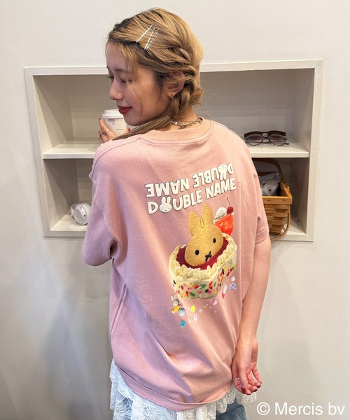 ミッフィー展 70thおばあちゃん Tシャツ 黒 セール】【miffy 70周年】バリエーションTシャツ（Tシャツ