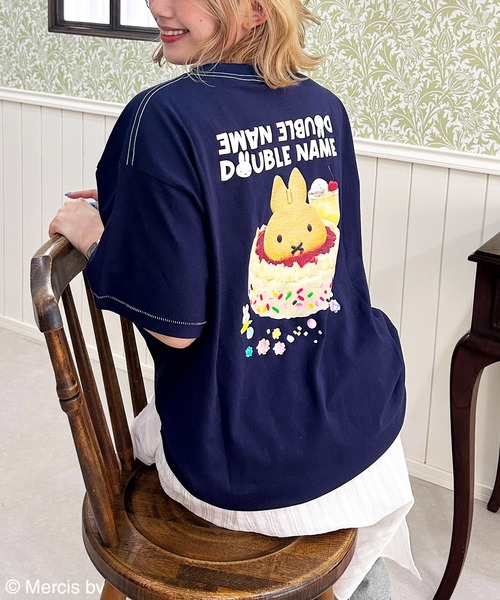 DOUBLE NAME（ダブルネーム） tシャツ 半袖 「miffy 70th」birthday