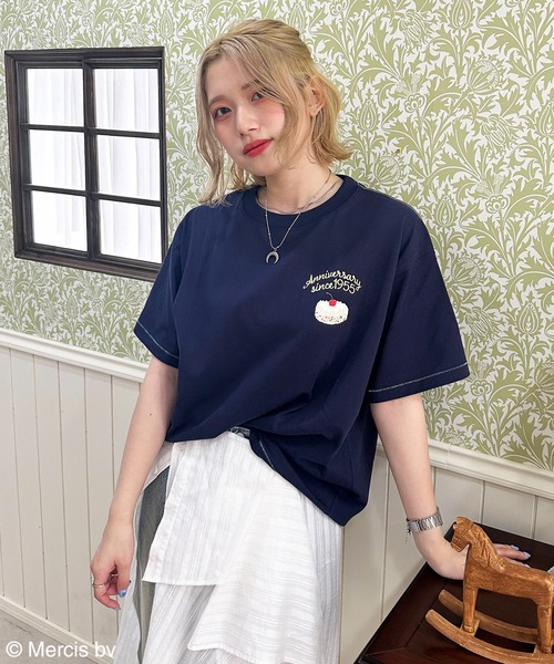 DOUBLE NAME（ダブルネーム） tシャツ 「miffy 70th」birthday cake