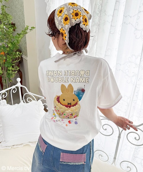 ふぃくふぇす！限定！ 『こるねBirthdayTシャツ』 DOUBLE NAME（ダブルネーム） tシャツ 半袖 「miffy 70th」birthday