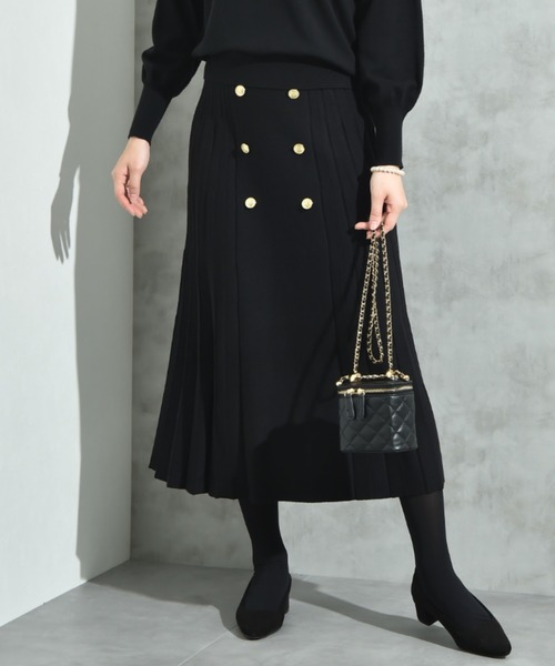 INTERPLANET（インタープラネット） スカート BOXプリーツニット