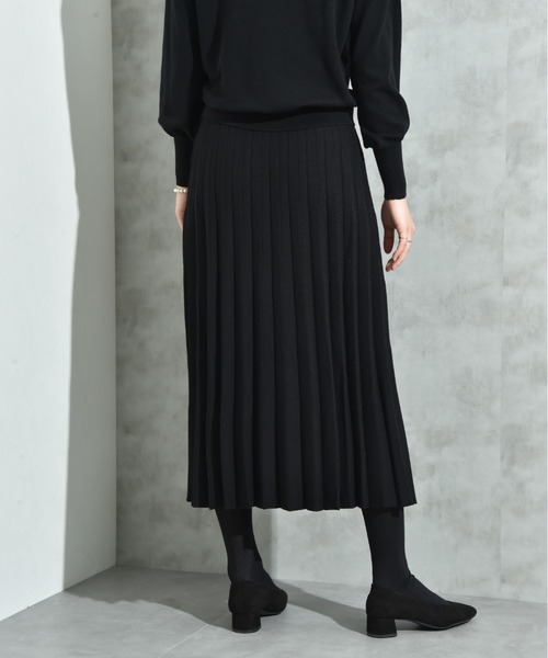 INTERPLANET（インタープラネット） スカート BOXプリーツニット