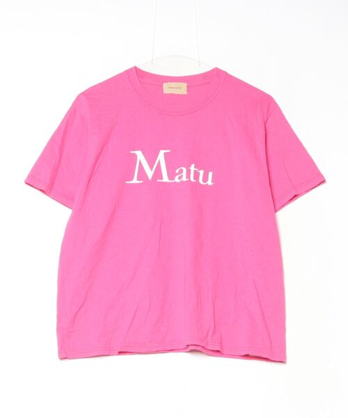 maturely 「maturely」 半袖Tシャツ - ピンク レディース