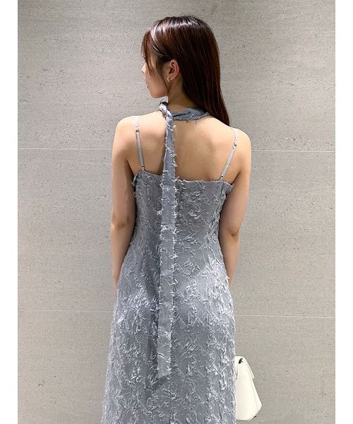 フェザージャガードキャミワンピース　スナイデル　値下げ不可 SNIDEL ワンピース フェザージャガードキャミワンピース