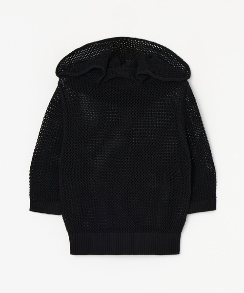BEEDEN tシャツ SHEER HOODED KNIT TOPS レディース : ZOZOTOWN Yahoo