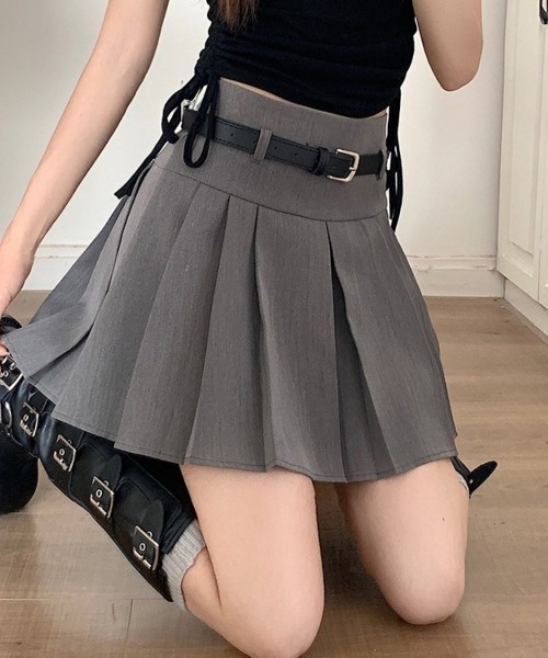 LETee スカート ボックスプリーツミニスカート : ZOZOTOWN Yahoo!店