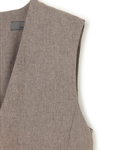 uncrave（アンクレイヴ） ベスト ジレ ウォッシャブルウールライク