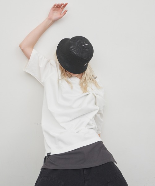 「AIVER」 半袖Tシャツ LARGE ブラック メンズ