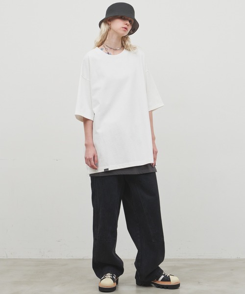 「AIVER」 半袖Tシャツ LARGE ブラック メンズ